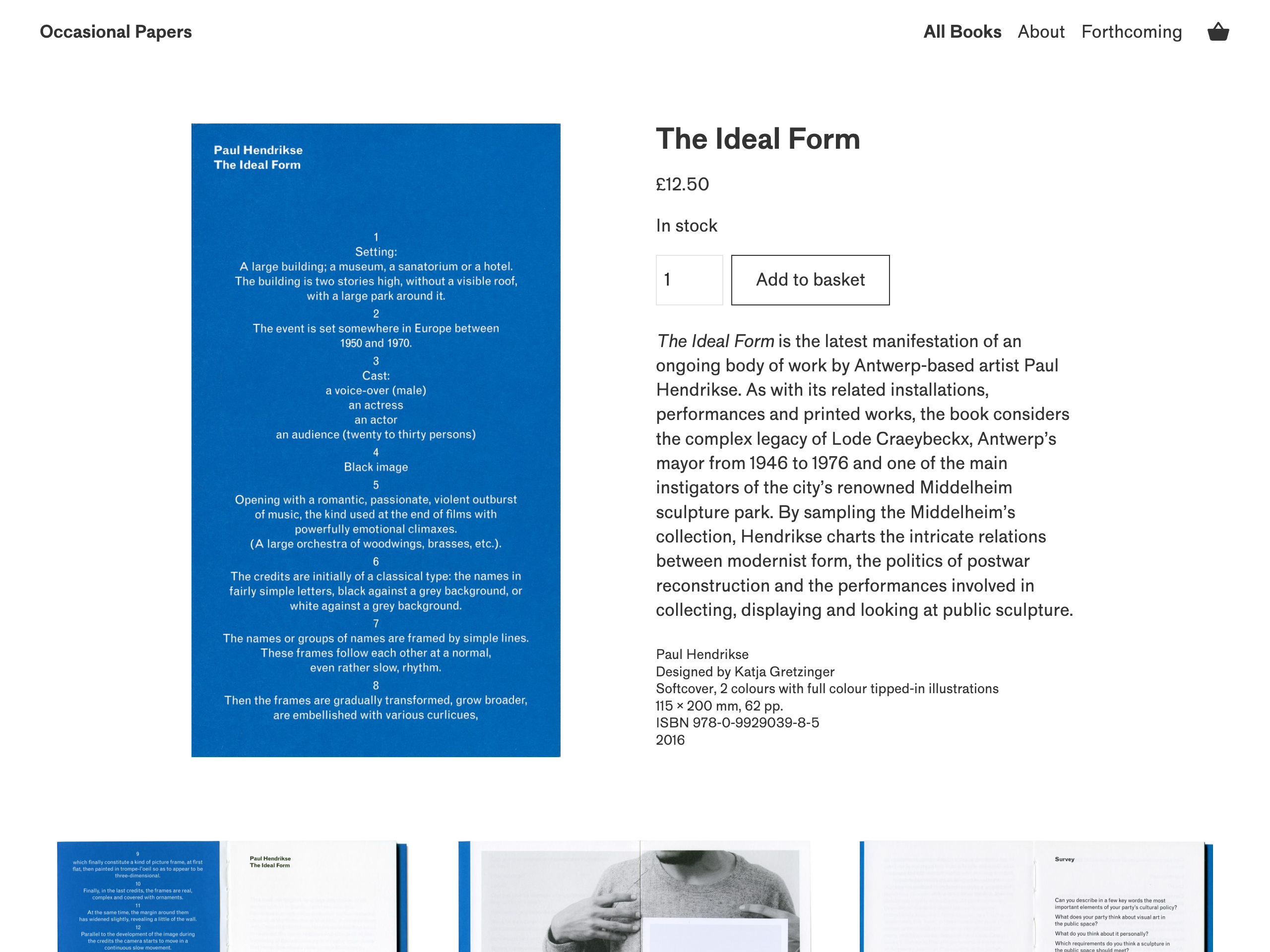 Product page